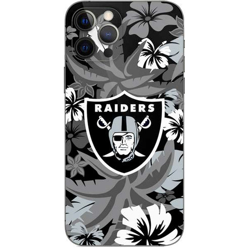 NFL Las Vegas Raiders Tropical Print iPhone 12 Pro Skin